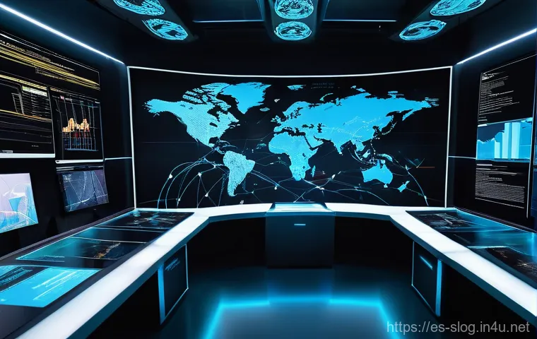 스마트물류 자격증의 활용 분야 - **Prompt 1: AI-Powered Global Supply Chain Optimization**
    "A visually stunning, high-angle shot ...