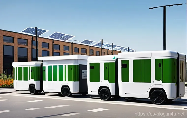 스마트물류 자격증의 활용 분야 - **Prompt 2: Automated and Robotics-Driven Smart Warehouse**
    "A brightly lit, expansive interior ...