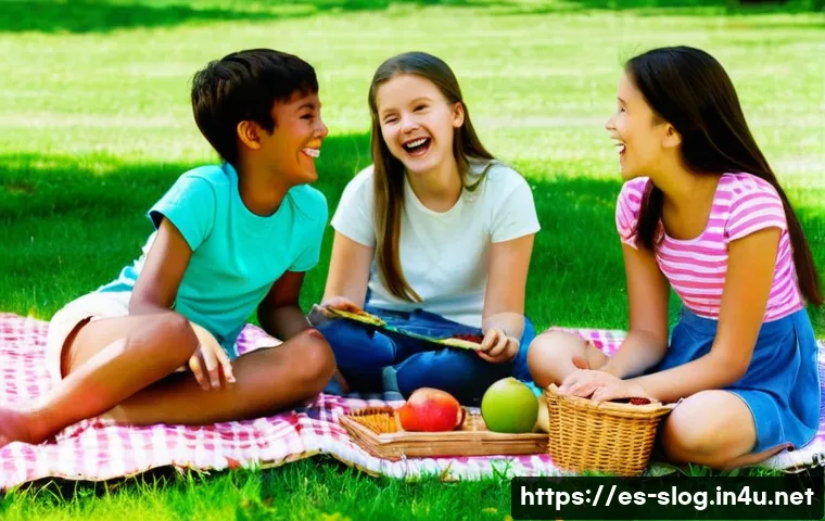 스마트물류 자격증 모의고사 문제 - **Prompt 1: Sunny Park Picnic with Friends**
"A vibrant, high-definition photograph of a diverse...